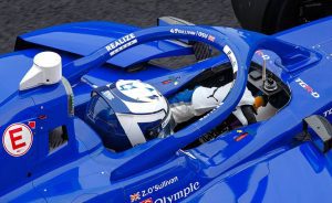 Zak in the cockpit of his racing car at Suzuka Japan.