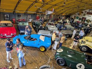 Attendees at the Classic Car Hub