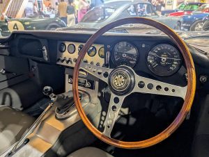 Jaguar E type interior