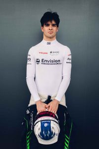 Zak O'Sullivan poses for Envision Formula E 